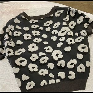 Sweater set, crop top and shirt